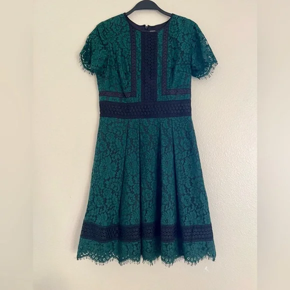 Eliza J | Dresses | Eliza J Green Lace Dress In Size 4 | Poshmark